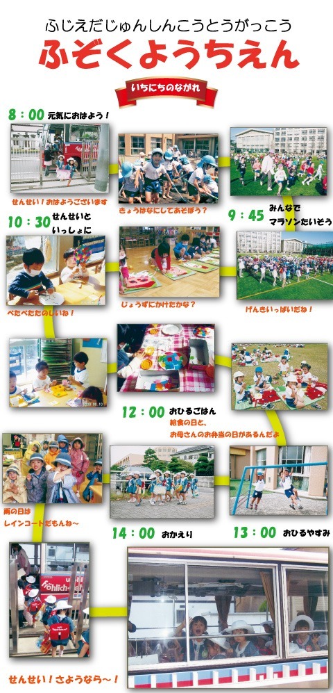 幼稚園の一日