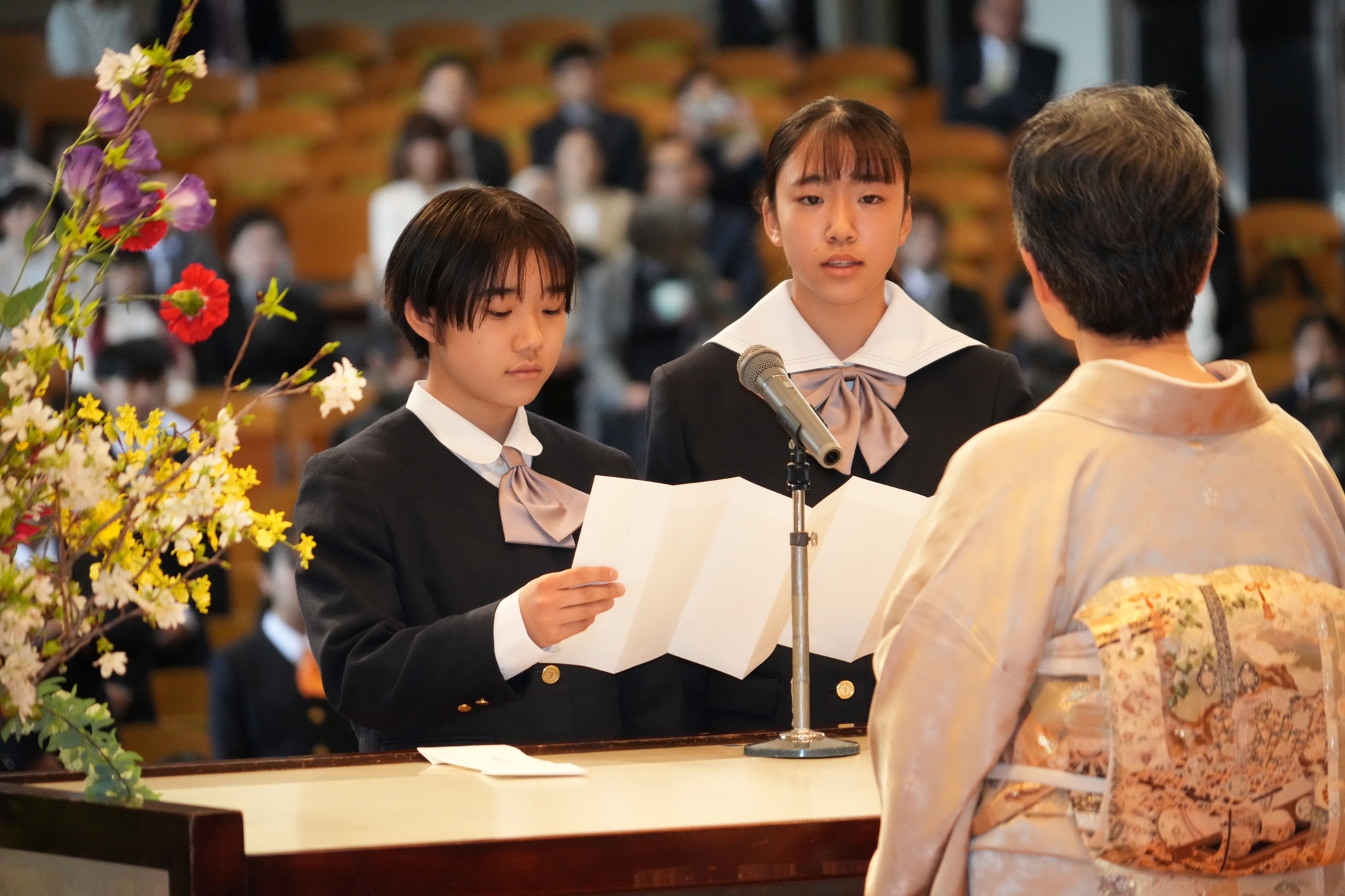 藤枝順心中学校　4月報告