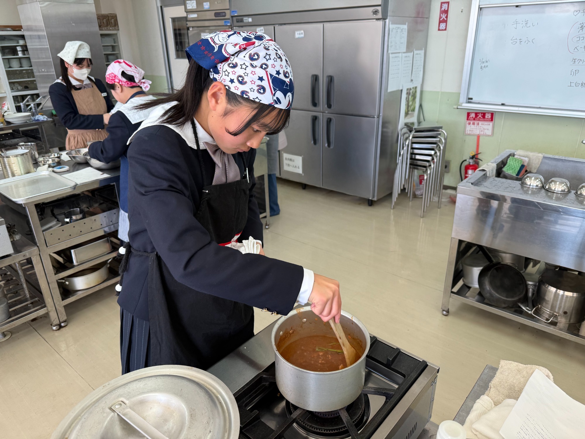 中学2年生　第2回クックデザインスタイル実習体験