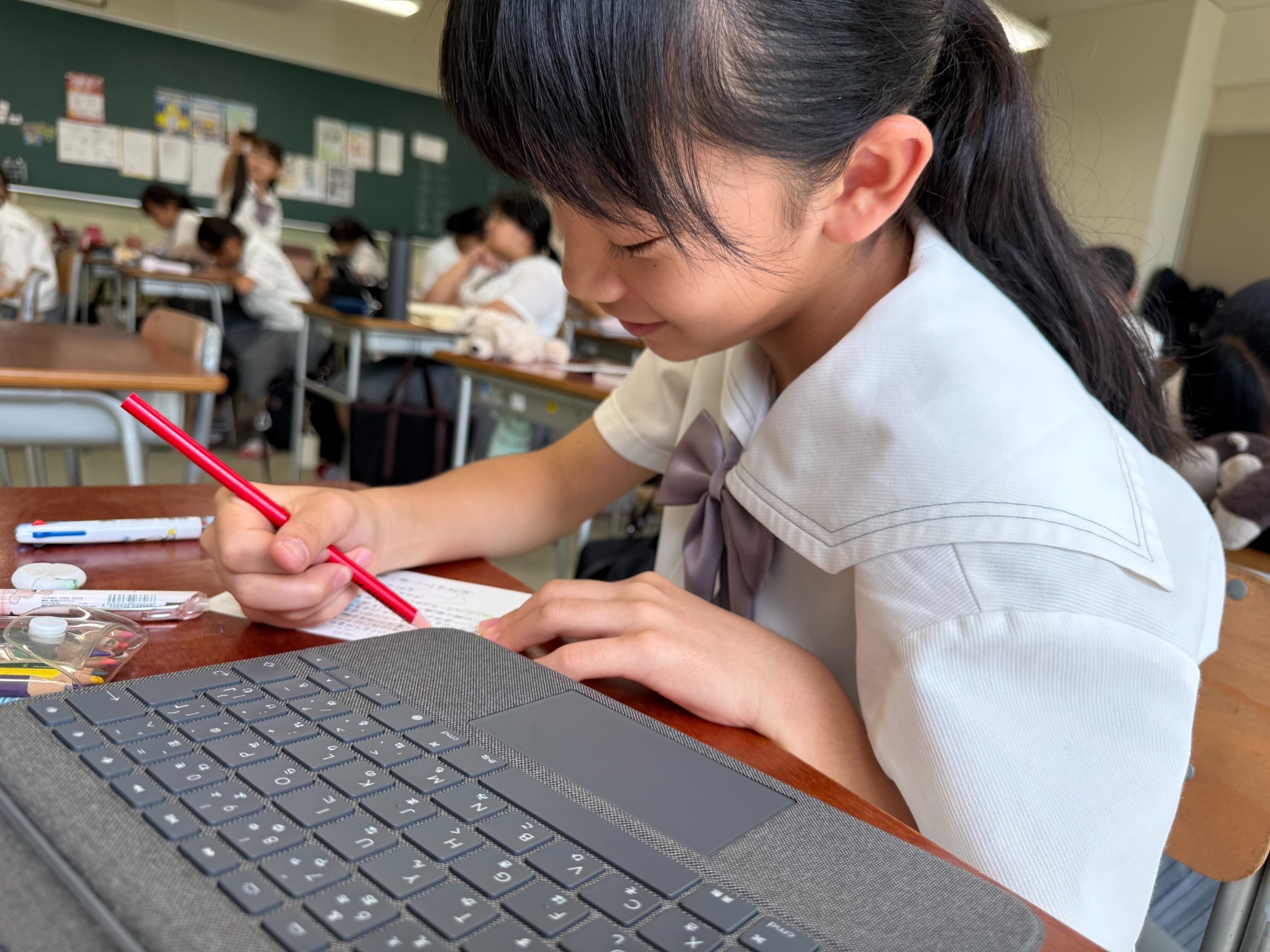 中学校 生徒の一日